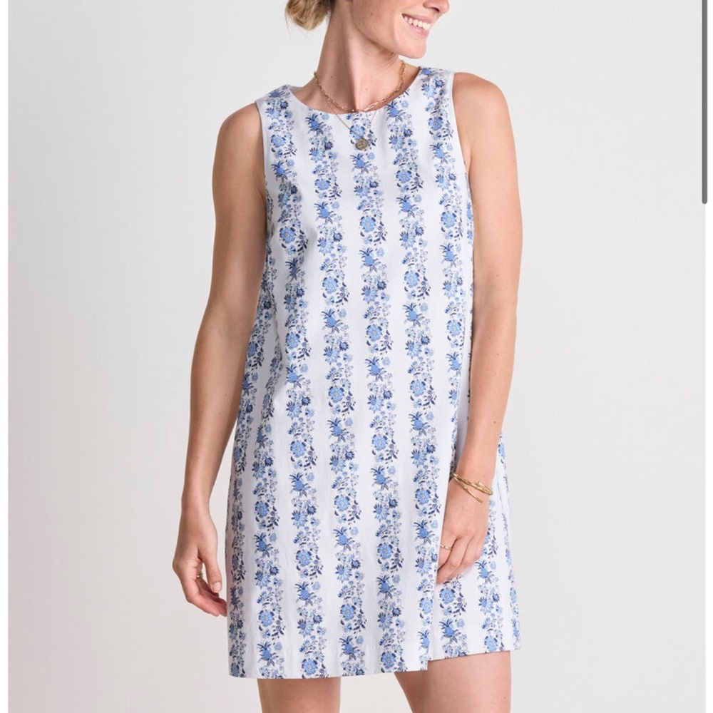 Bella Floral Poplin Shift Dress